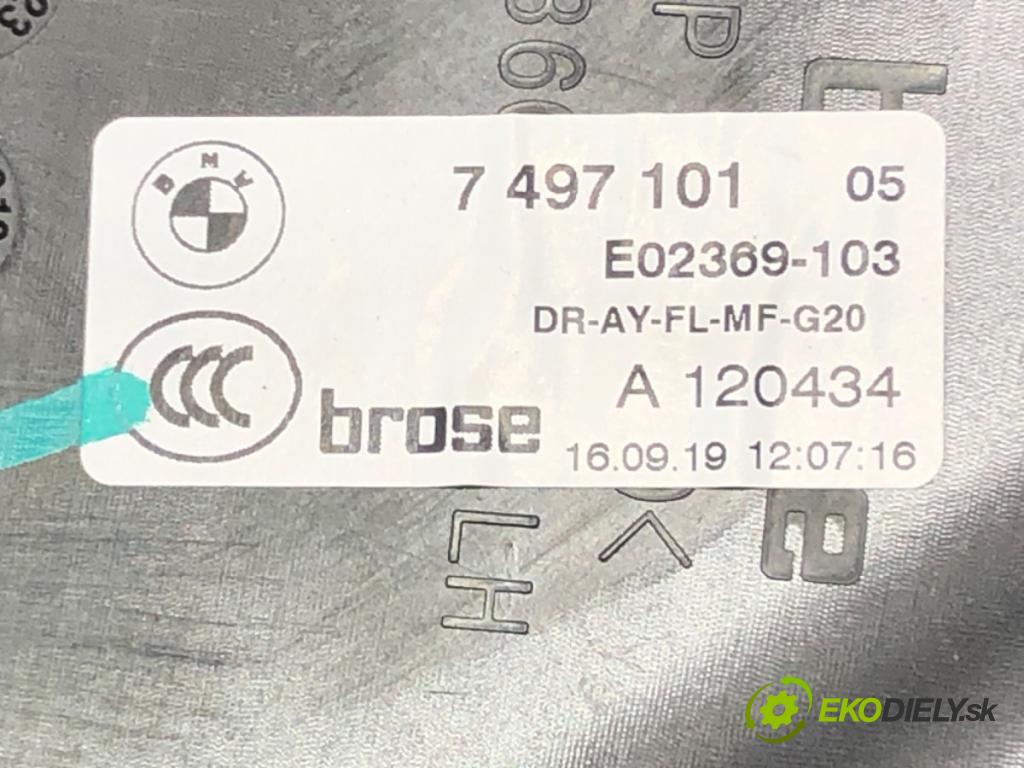 BMW 3 (G20, G80, G28) 2018 - 2022 --- mechanismus okna přední část levý 8495869 7497101 (Přední levé)