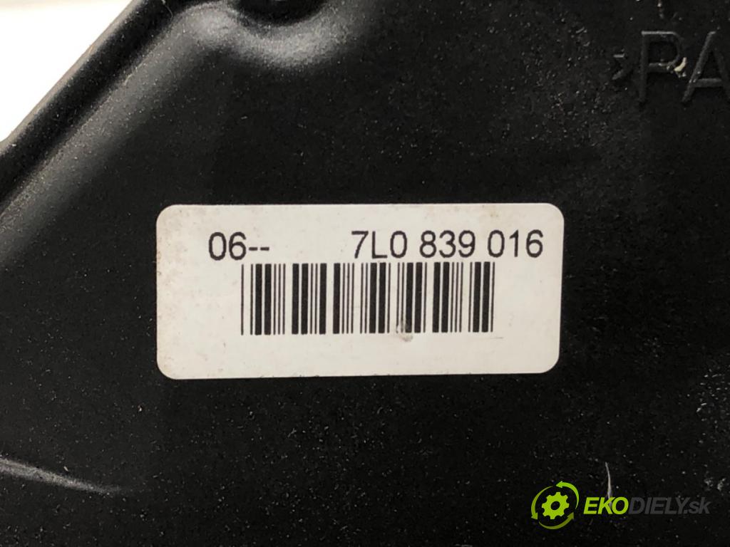 VW GOLF V (1K1) 2003 - 2010    1.9 TDI 77 kW [105 KM] olej napędowy 2003 - 2008  zámok dveře pravý zadní část 7L0839016