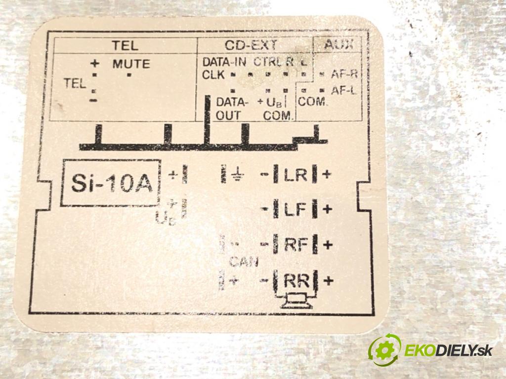 VW POLO V (6R1, 6C1) 2009 - 2022    1.4 (6R1) 63 kW [85 KM] benzyna 2009 - 2014  RADIO 5M0035156D (Audio zariadenia)