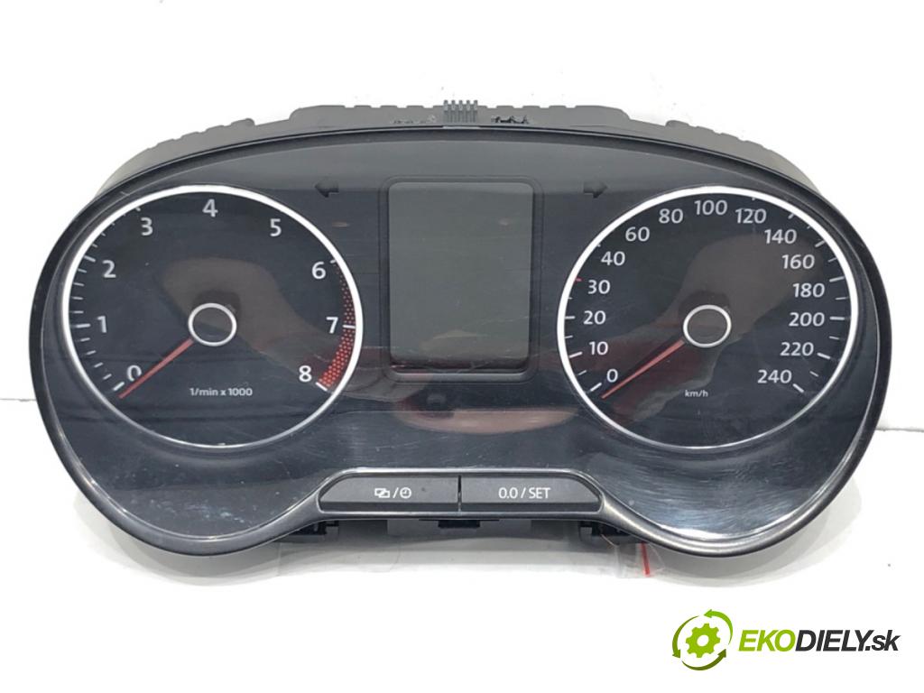 VW POLO V (6R1, 6C1) 2009 - 2022    1.4 (6R1) 63 kW [85 KM] benzyna 2009 - 2014  Prístrojovka 6R0920860M (Prístrojové dosky, displeje)