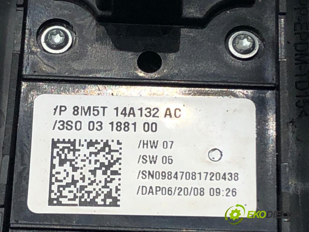 FORD C-MAX (DM2) 2007 - 2010    1.6 TDCi 80 kW [109 KM] olej napędowy 2007 - 2010  Prepínač okien 8M5T-14A132-AC (Prepínače, spínače, tlačidlá a ovládače kúrenia)