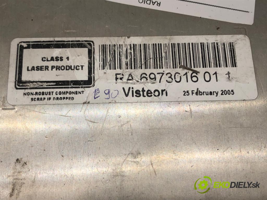 BMW 1 (E87) 2003 - 2013    118 d 90 kW [122 KM] olej napędowy 2004 - 2007  RADIO VP4KAF-18C838-GD (Audio zariadenia)