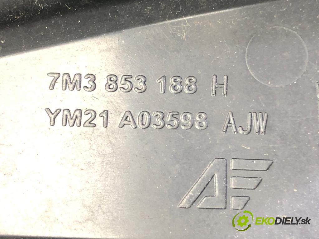 FORD GALAXY I (WGR) 1995 - 2006    2.3 16V 107 kW [146 KM] benzyna 1997 - 2006  Torpédo, plast pod čelné okno 7M3853188H (Torpéda)