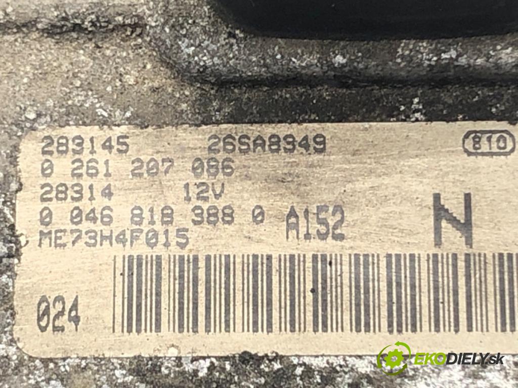 FIAT STILO (192_) 2001 - 2010    1.2 16V (192_XA1B) 59 kW [80 KM] benzyna 2002 - 20  riadiaca jednotka Motor 0261207086 (Riadiace jednotky)