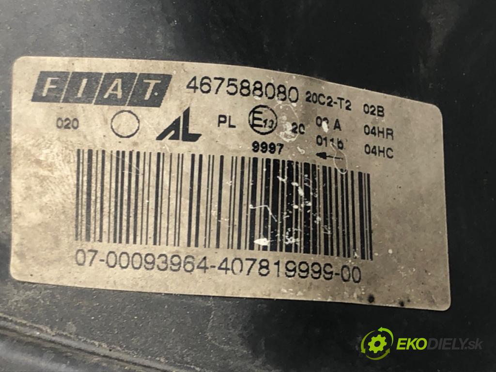 FIAT STILO (192_) 2001 - 2010    1.2 16V (192_XA1B) 59 kW [80 KM] benzyna 2002 - 20  Svetlomet pravy predný 467588080