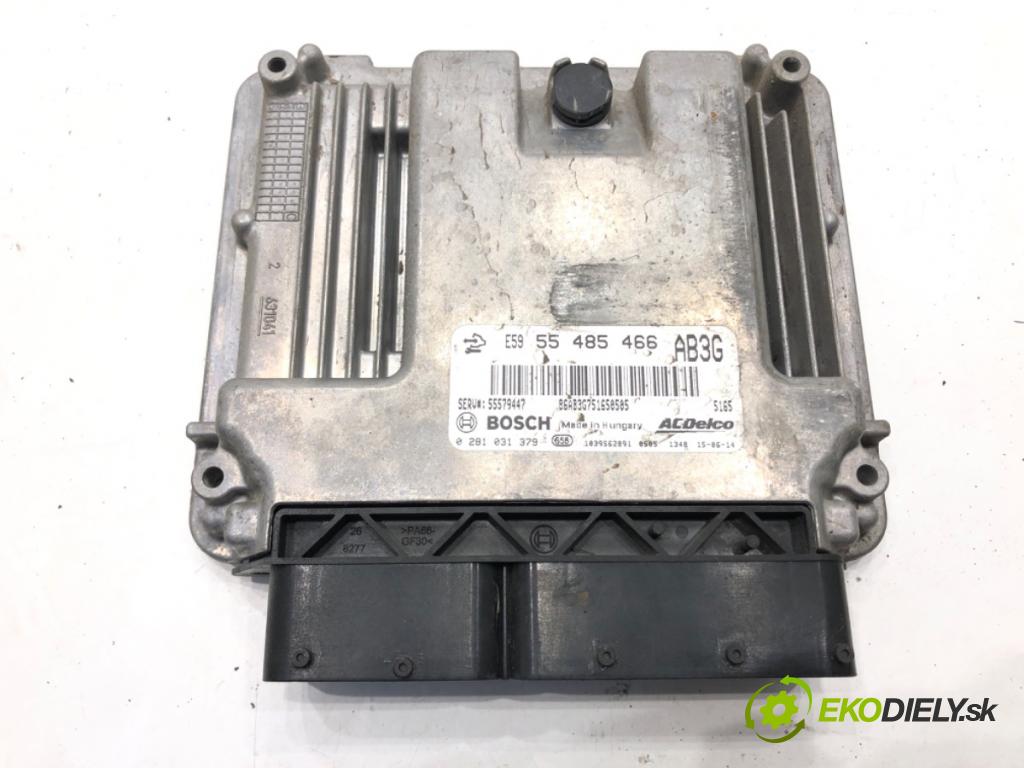 OPEL INSIGNIA A (G09) 2008 - 2017    2.0 CDTI (68) 88 kW [120 KM] olej napędowy 2012 -   riadiaca jednotka Motor 55485466 (Riadiace jednotky)