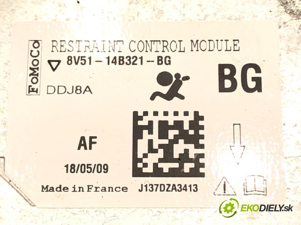 FORD FIESTA VI (CB1, CCN) 2008 - 2022    1.25 44 kW [60 KM] benzyna 2008 - 2017  senzor airbag 8V51-14B321-BG (Snímače)