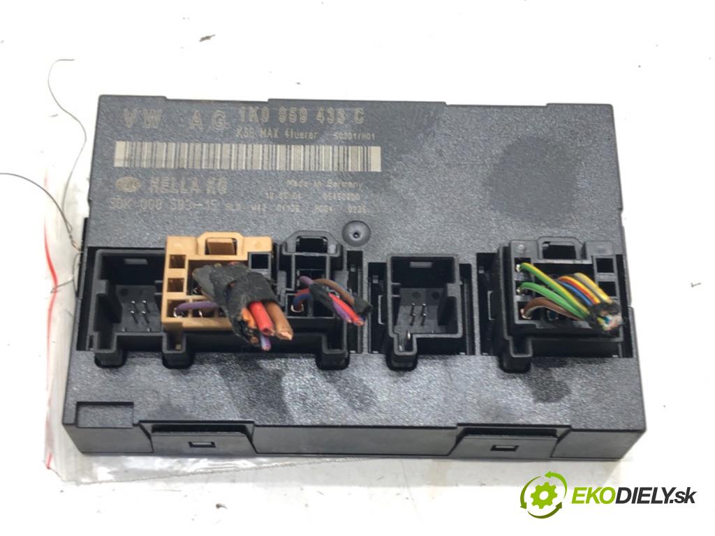 VW GOLF V (1K1) 2003 - 2010    1.9 TDI 77 kW [105 KM] olej napędowy 2003 - 2008  Modul komfortu 1K0959433C (Moduly komfortu)