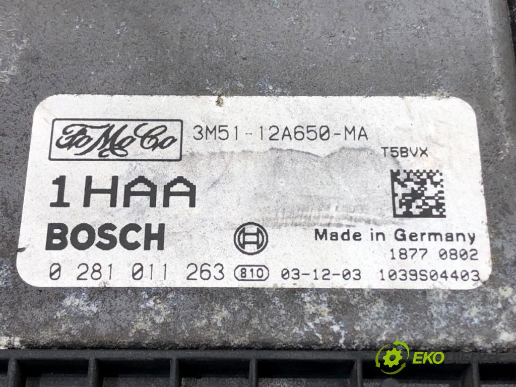 FORD FOCUS C-MAX (DM2) 2003 - 2007    1.6 TDCi 80 kW [109 KM] olej napędowy 2003 - 2007  riadiaca jednotka Motor 3M51-12A650-MA (Riadiace jednotky)