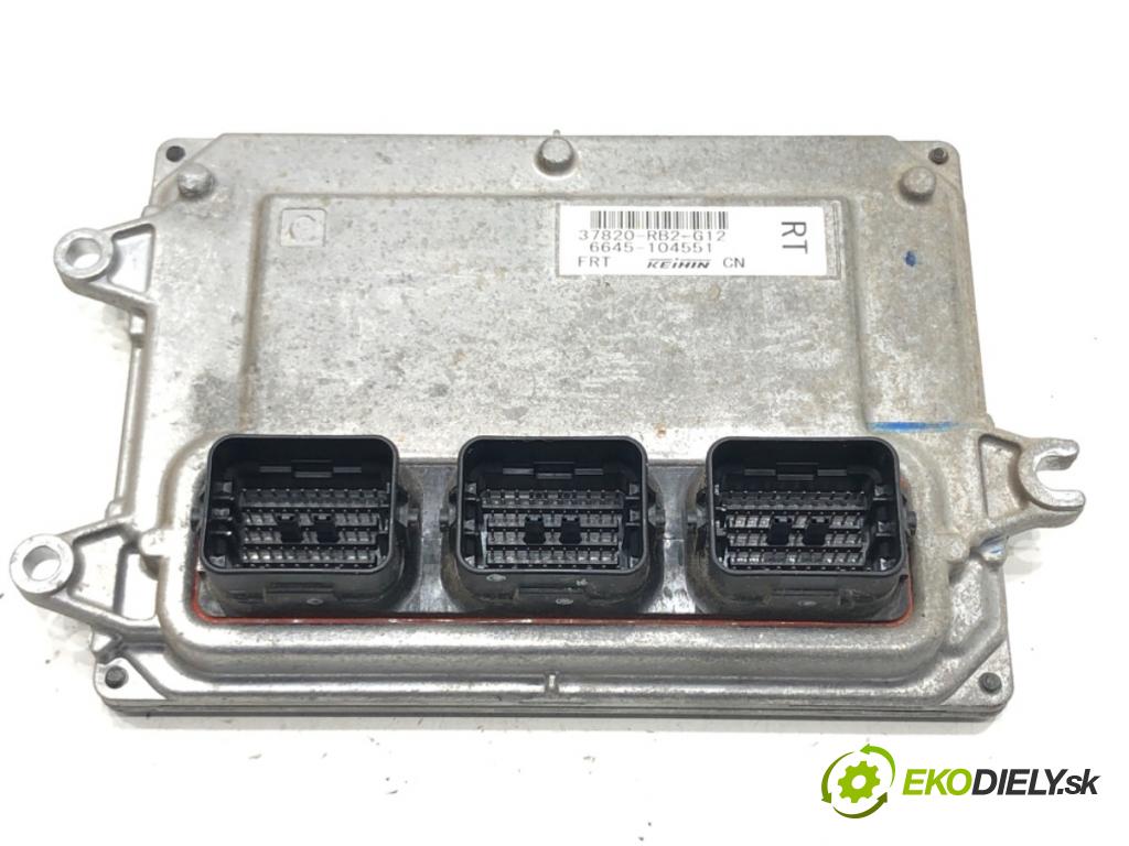 HONDA JAZZ III (GE_, GG_, GP_, ZA_) 2007 - 2022    1.2 (GG1) 66 kW [90 KM] benzyna 2008 - 2022  riadiaca jednotka Motor 37820-RB2-G12 (Riadiace jednotky)