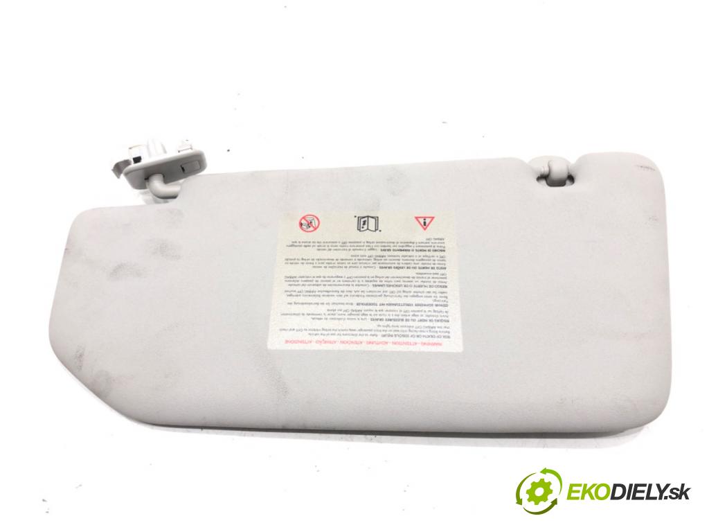 RENAULT SCÉNIC III (JZ0/1_) 2008 - 2022    1.6 dCi (JZ00, JZ12) 96 kW [130 KM] olej napędowy   Clona slnečná pravy 