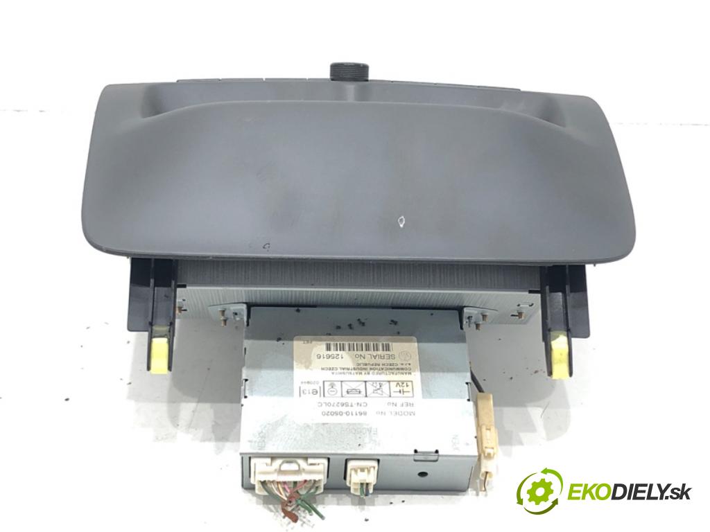TOYOTA AVENSIS Kombi (_T25_) 2003 - 2008    1.8 (ZZT251_) 95 kW [129 KM] benzyna 2003 - 2008  Dislpej 86110-05020 (Prístrojové dosky, displeje)