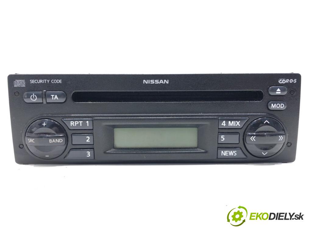 NISSAN MICRA III (K12) 2002 - 2010    1.2 16V 48 kW [65 KM] benzyna 2003 - 2010  RADIO 7645389318 (Audio zařízení)