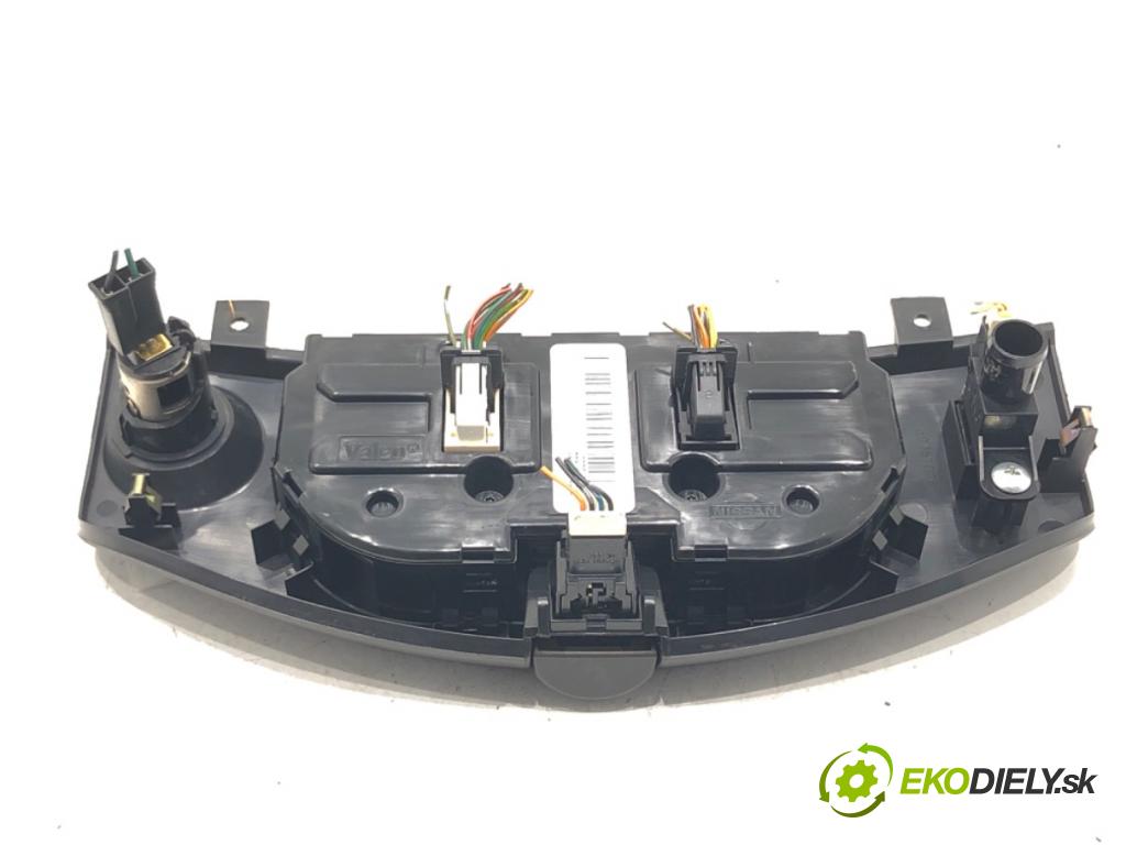 NISSAN MICRA III (K12) 2002 - 2010    1.2 16V 48 kW [65 KM] benzyna 2003 - 2010  Panel ovládania kúrenia 27500-BC58A (Prepínače, spínače, tlačidlá a ovládače kúrenia)