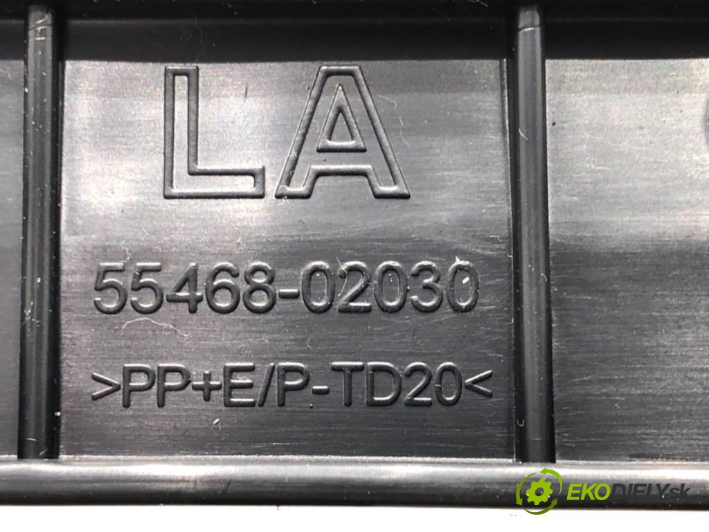 TOYOTA AURIS Kombi (_E18_) 2013 - 2018    1.6 D4-D (WWE185_) 82 kW [112 KM] olej napędowy 20  Panel ovládaní topení 55468-02030 (Ovládaní topení a přepínače)