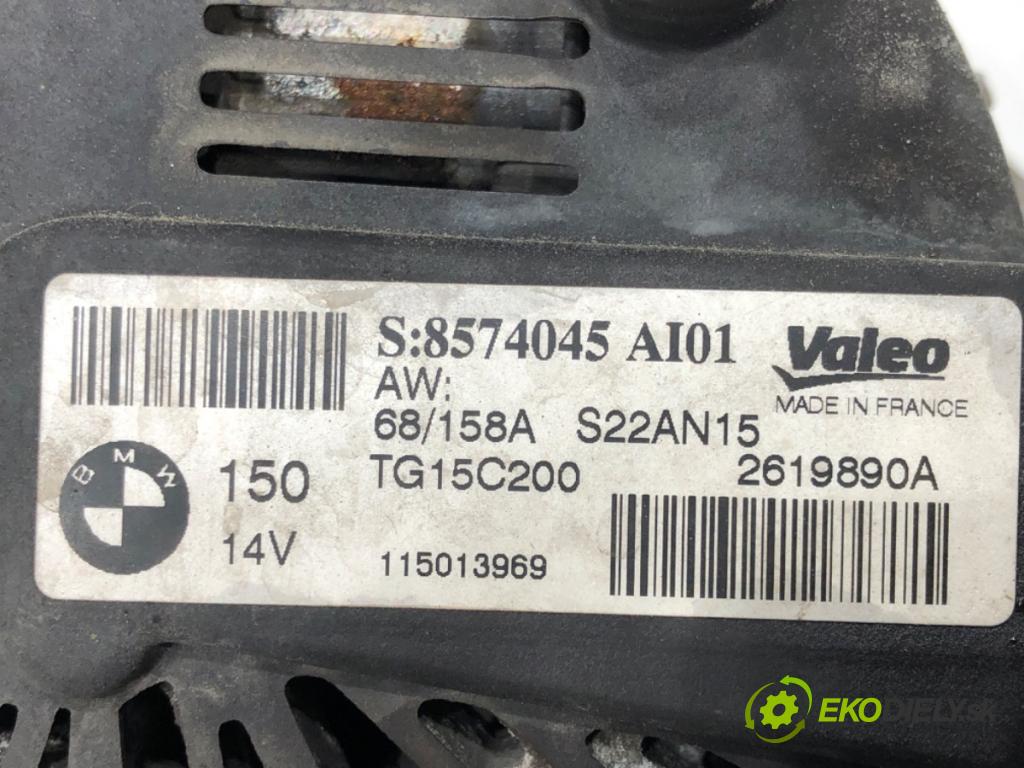 TOYOTA AURIS Kombi (_E18_) 2013 - 2018    1.6 D4-D (WWE185_) 82 kW [112 KM] olej napędowy 20  Alternátor 8574045 (Alternátory)