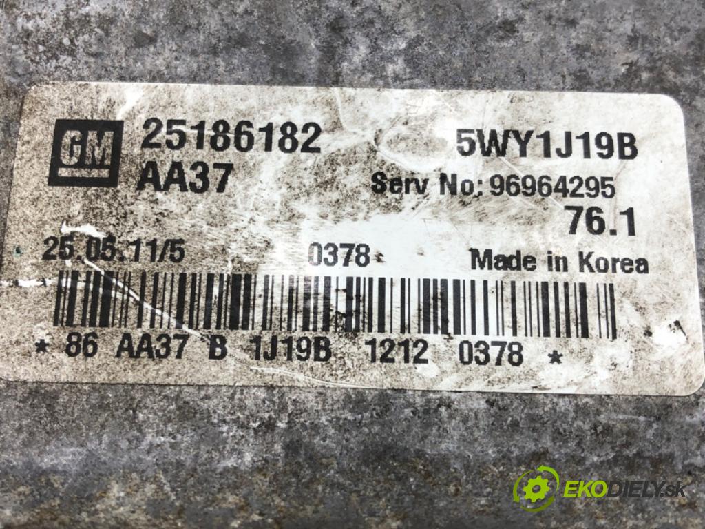 CHEVROLET ORLANDO (J309) 2010 - 2022    1.8 LPG 104 kW [141 KM] Benzyna / gaz samochodowy   riadiaca jednotka Motor 25186182 (Riadiace jednotky)