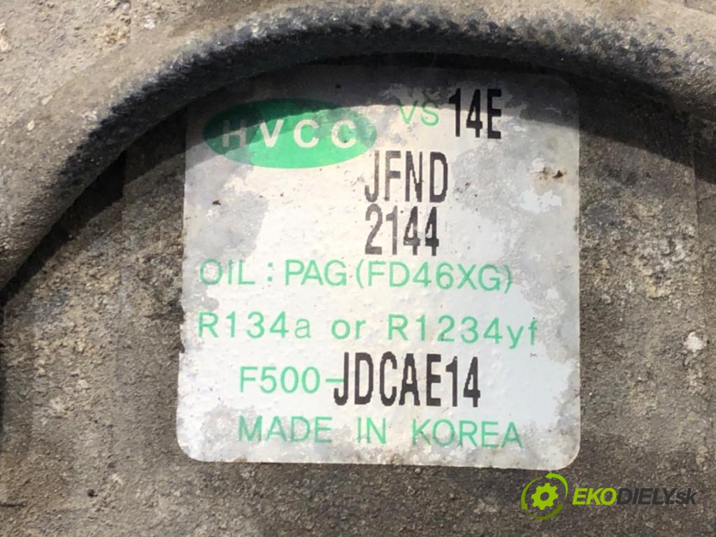 KIA CEED (JD) 2012 - 2018    1.4 CVVT 73 kW [100 KM] benzyna 2012 - 2018  Kompresor klimatizácie F500-JDCAE14 (Kompresory klimatizácie)