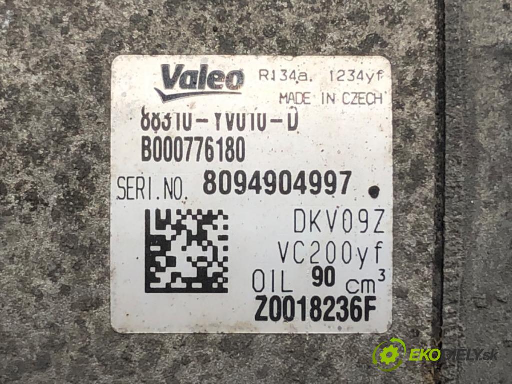 TOYOTA AYGO (_B4_) 2014 - 2022    1.0 VVTi (KGB40) 53 kW [72 KM] benzyna 2018 - 2022  kompresor klimatizace 88310-YV010-D (Kompresory)