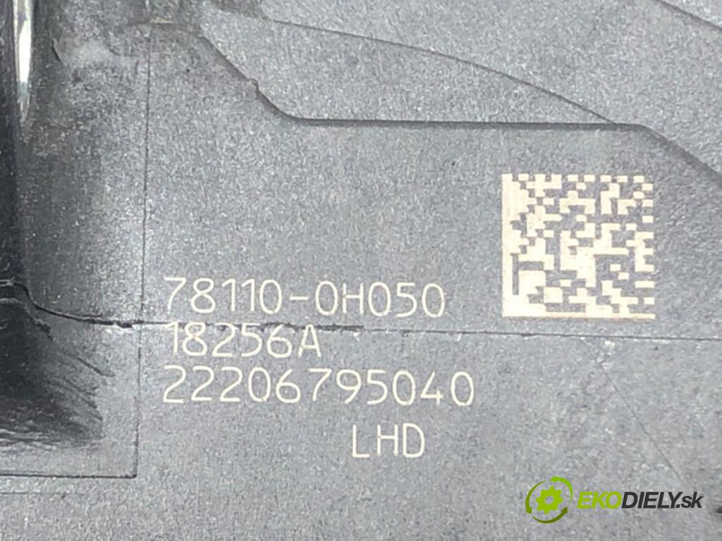 TOYOTA AYGO (_B4_) 2014 - 2022    1.0 VVTi (KGB40) 53 kW [72 KM] benzyna 2018 - 2022  Potenciometer plynového pedálu 78110-0H050 (Pedále)