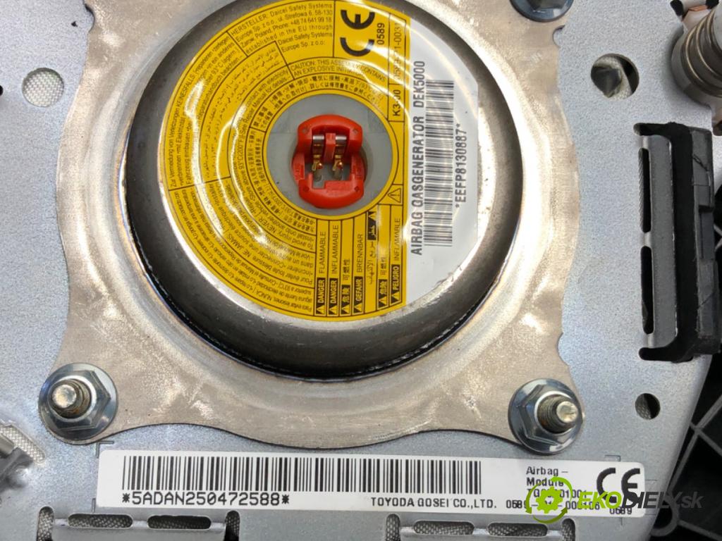 TOYOTA AYGO (_B4_) 2014 - 2022    1.0 VVTi (KGB40) 53 kW [72 KM] benzyna 2018 - 2022  Palubná doska AirBag spolujazdca volantu