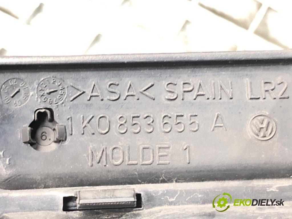 VW GOLF V (1K1) 2003 - 2010    1.9 TDI 77 kW [105 KM] olej napędowy 2003 - 2008  mřížka maska 1K0853655A (Mřížky (masky) chladičů)