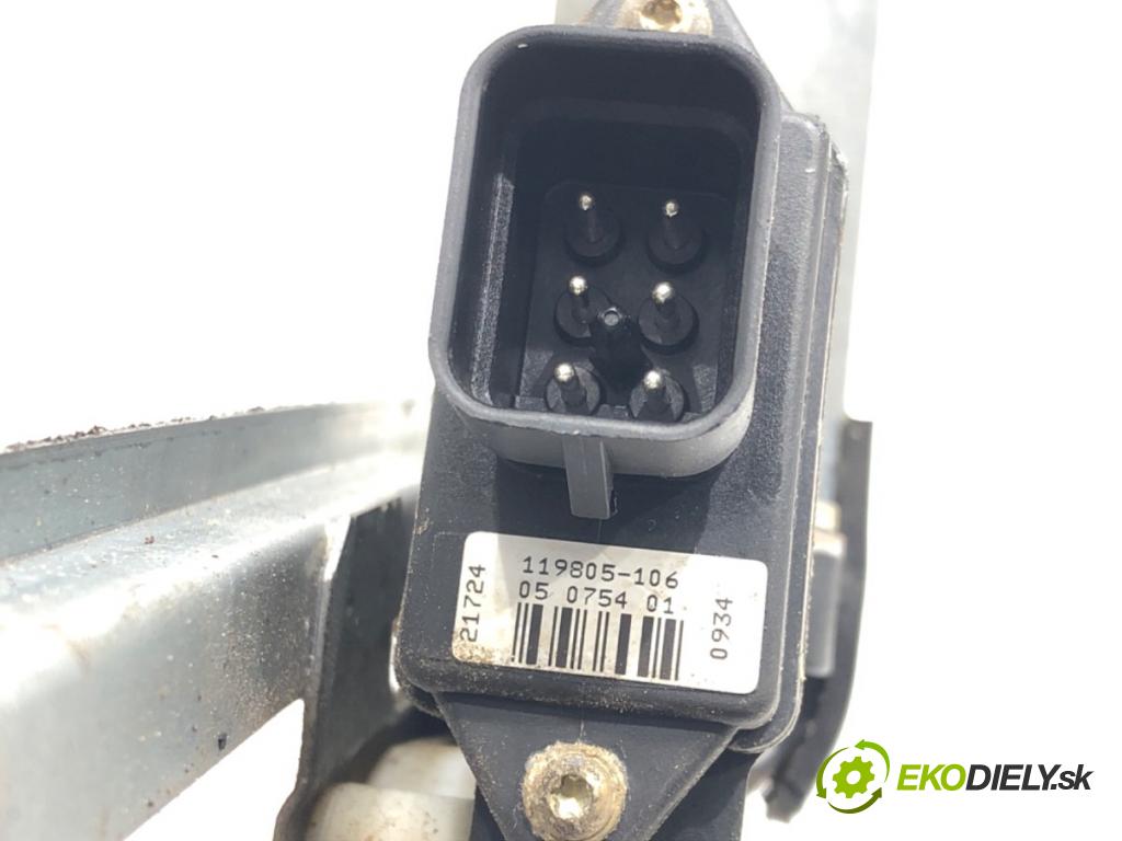 OPEL ZAFIRA A nadwozie wielkoprzestrzenne (MPV) 2004 92 kW 2.2 DTI 16V (F75) 2172 Mechanizmus okna ľavy zad