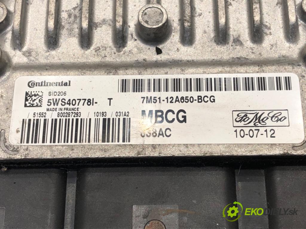 FORD FOCUS II (DA_, HCP, DP) 2004 - 2013    1.8 TDCi 85 kW [115 KM] olej napędowy 2005 - 2012  riadiaca jednotka Motor 7M51-12A650-BCG (Riadiace jednotky)