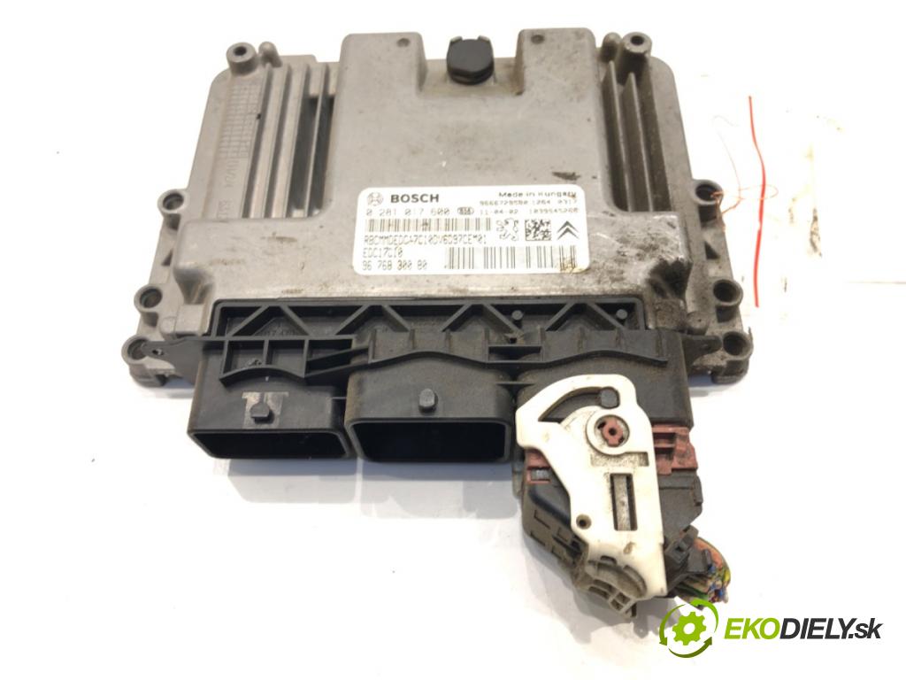 CITROEN DS3 (SA_) 2009 - 2016    1.6 HDi 90 68 kW [92 KM] olej napędowy 2009 - 2015  riadiaca jednotka Motor 9676830080 (Riadiace jednotky)