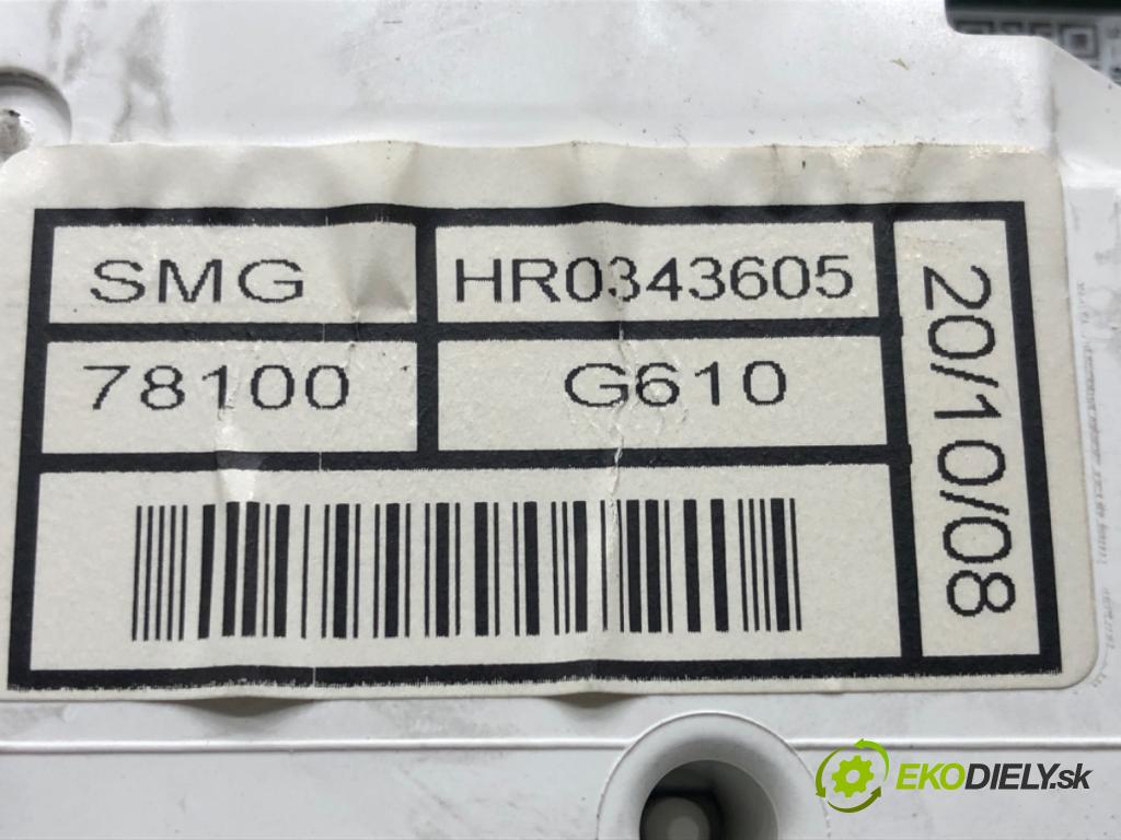HONDA CIVIC VIII Hatchback (FN, FK) 2005 - 2022    1.4 (FK1, FN4) 73 kW [100 KM] benzyna 2008 - 2022  Otáčkomer HR0343605 (Prístrojové dosky, displeje)