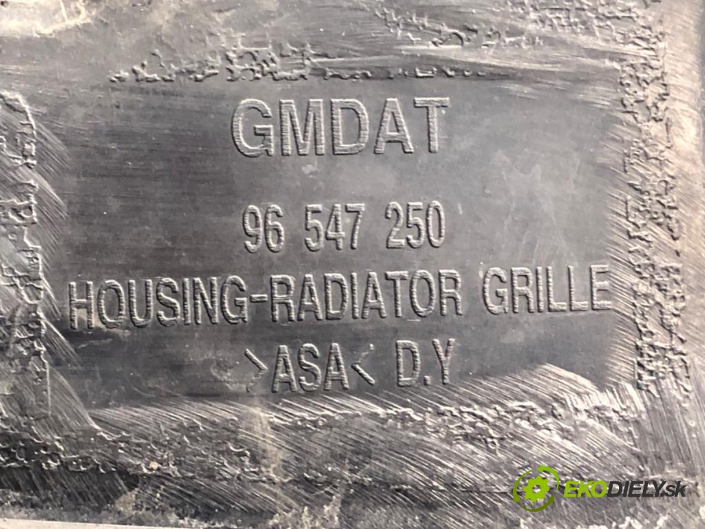 CHEVROLET LACETTI (J200) 2003 - 2022    1.4 16V 70 kW [95 KM] benzyna 2005 - 2013  mřížka maska 96547250 (Mřížky (masky) chladičů)