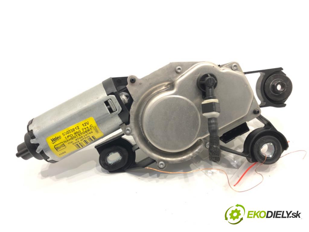 SEAT LEON (1P1) 2005 - 2013    1.9 TDI 77 kW [105 KM] olej napędowy 2005 - 2010  Motor stieračov zad 5P0955711C