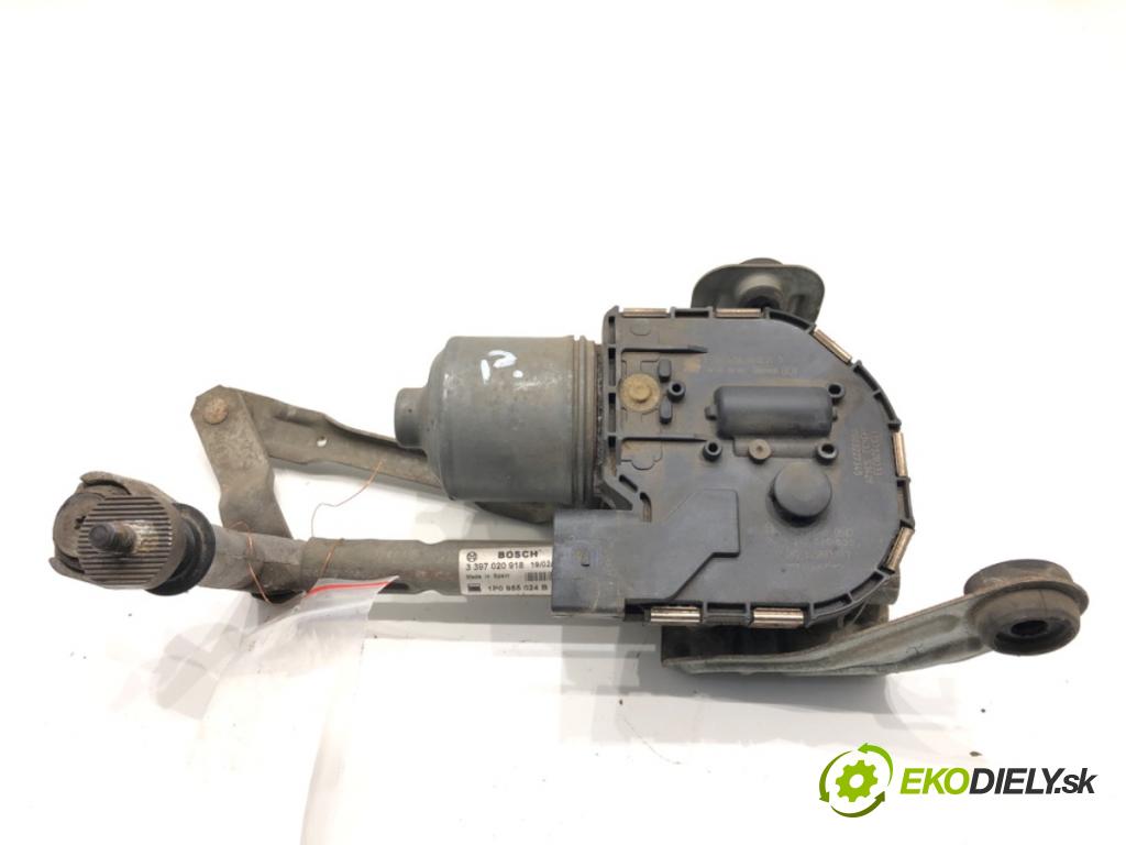 SEAT LEON (1P1) 2005 - 2013    1.9 TDI 77 kW [105 KM] olej napędowy 2005 - 2010  mechanismus stěračů pravý přední část 1P0955120A