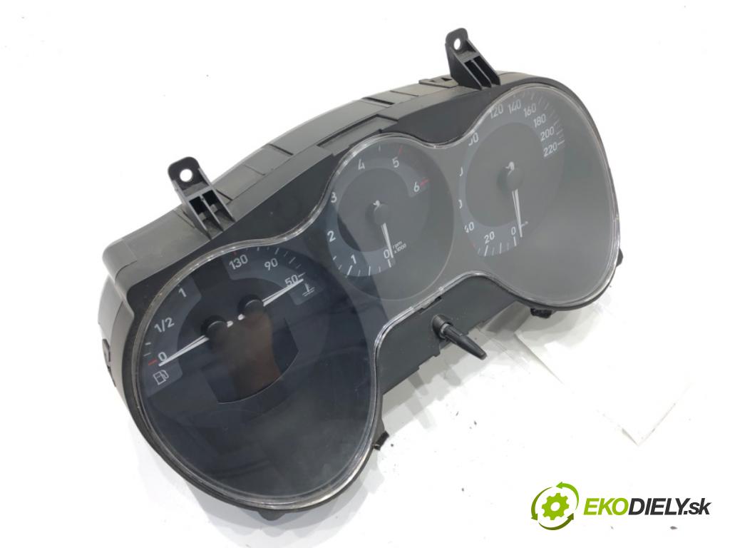 SEAT LEON (1P1) 2005 - 2013    1.9 TDI 77 kW [105 KM] olej napędowy 2005 - 2010  Prístrojovka 1P0920807E (Prístrojové dosky, displeje)