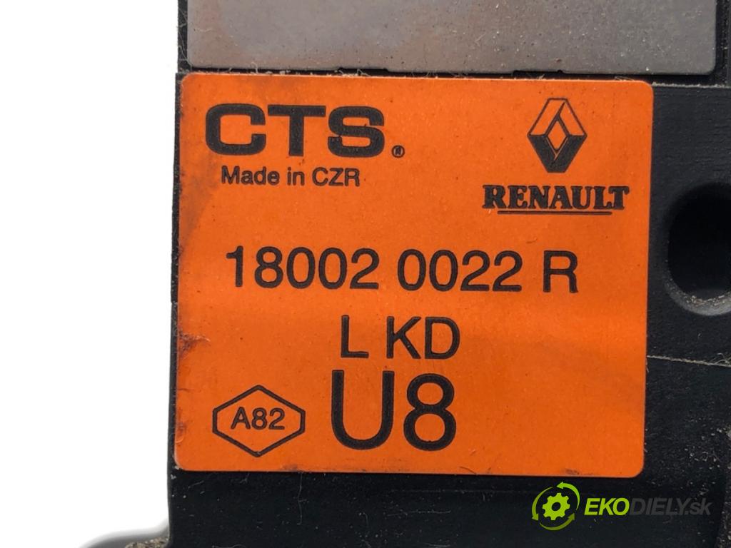 RENAULT MEGANE III Grandtour (KZ0/1) 2008 - 2022    1.5 dCi (KZ09, KZ0D, KZ1G, KZ29, KZ14, KZ1W, KZ10, KZ1F,... 81 kW [110 KM] olej napędowy 2009 - 202  Potenciometer plynu 180020022R (Pedále)
