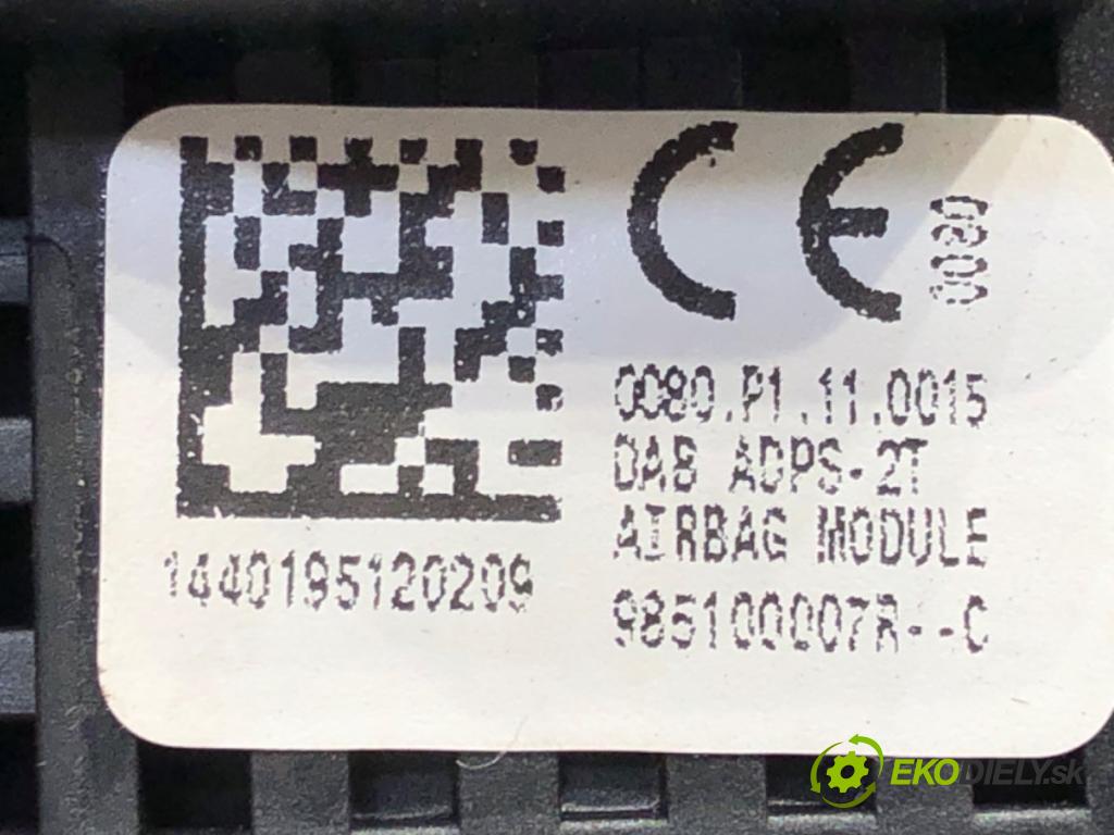 RENAULT MEGANE III Grandtour (KZ0/1) 2008 - 2022    1.5 dCi (KZ09, KZ0D, KZ1G, KZ29, KZ14, KZ1W, KZ10,  AirBag volantu 985100007R (Airbagy)