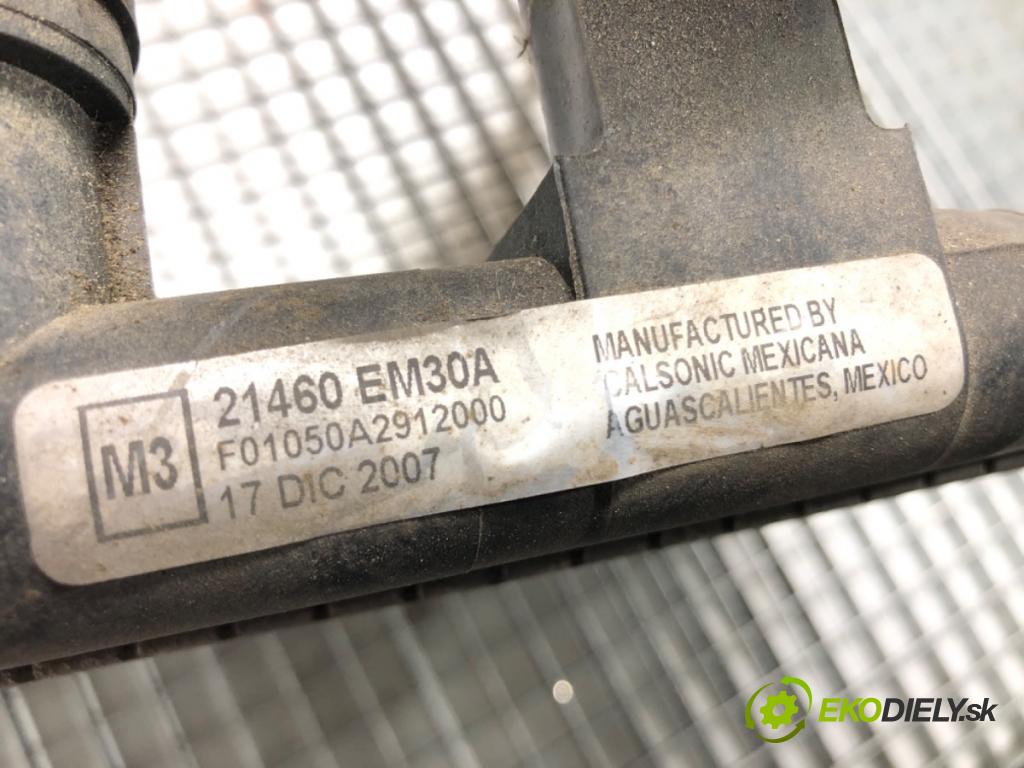 NISSAN TIIDA liftback (C11) 2004 - 2013    1.8 91 kW [124 KM] benzyna 2006 - 2011  Chladič vody 21460EM30A (Chladiče vody)