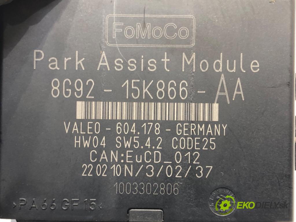 FORD MONDEO IV (BA7) 2007 - 2015    2.0 107 kW [145 KM] benzyna 2007 - 2015  Modul PDC 8G92-15K866-AA (Ostatné)