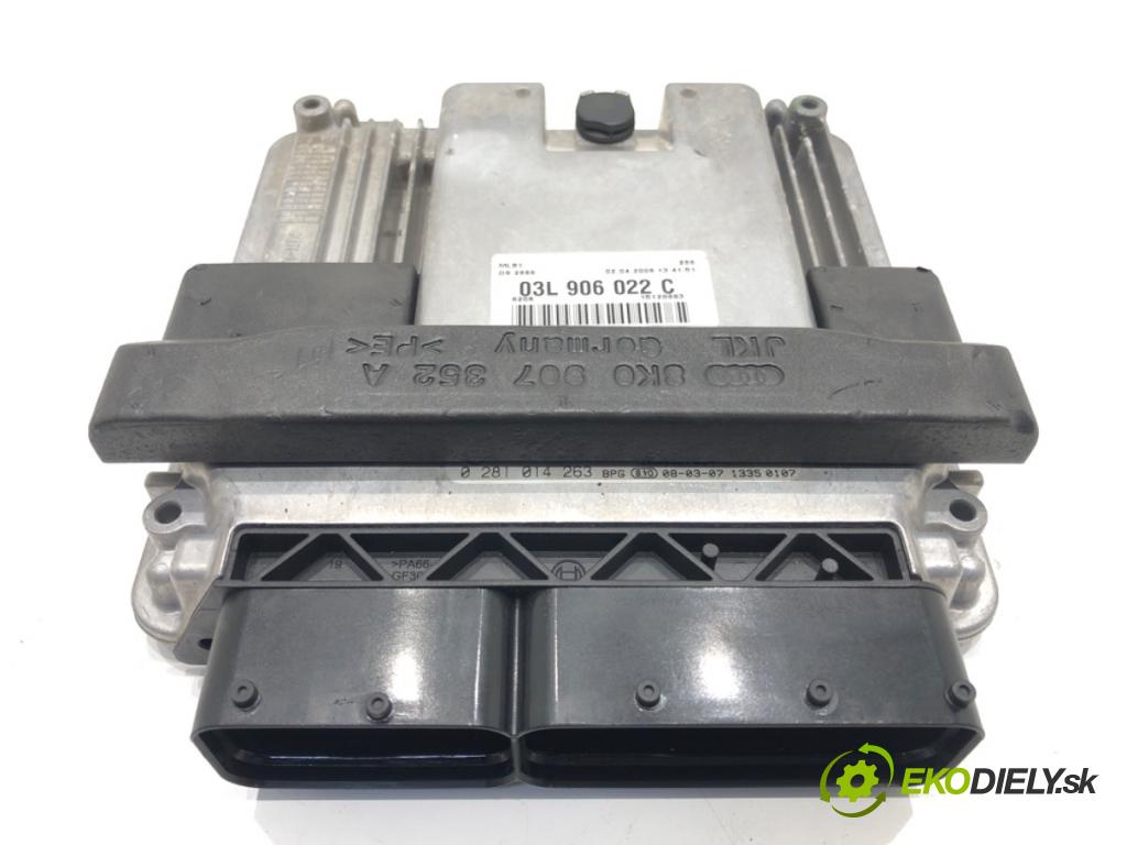 AUDI A4 B8 Avant (8K5) 2007 - 2015    2.0 TDI 105 kW [143 KM] olej napędowy 2008 - 2015  řídící jednotka motora 03L906022C (Řídící jednotky)