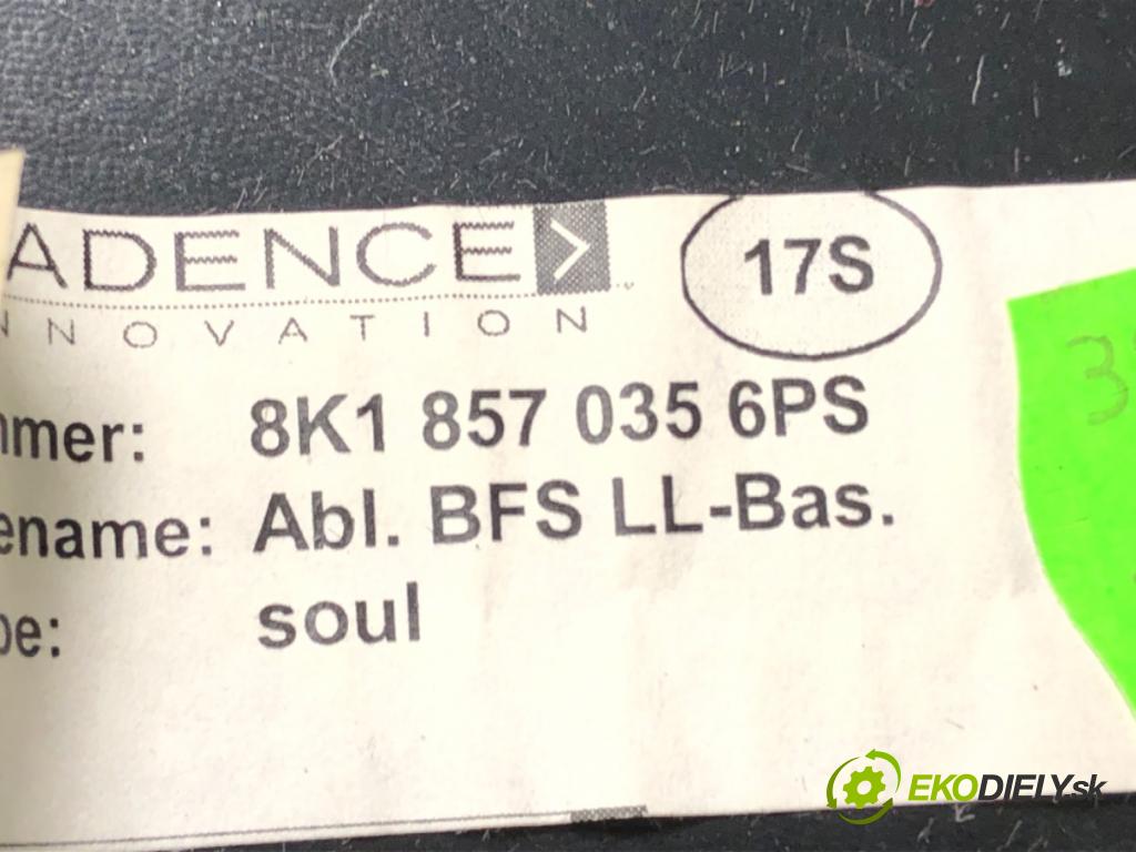 AUDI A4 B8 Avant (8K5) 2007 - 2015    2.0 TDI 105 kW [143 KM] olej napędowy 2008 - 2015  Priehradka, kastlík spolujazdca  (Priehradky, kastlíky)