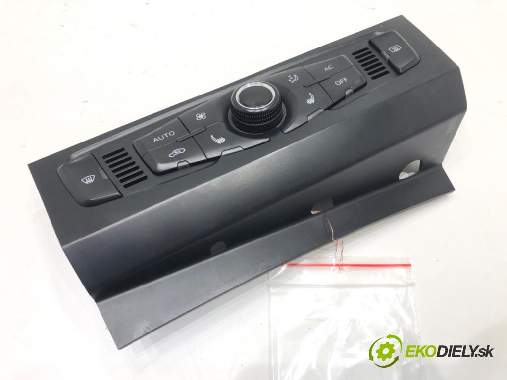 AUDI A4 B8 Avant (8K5) 2007 - 2015    2.0 TDI 105 kW [143 KM] olej napędowy 2008 - 2015  Panel ovládania kúrenia 8T1820043P (Prepínače, spínače, tlačidlá a ovládače kúrenia)