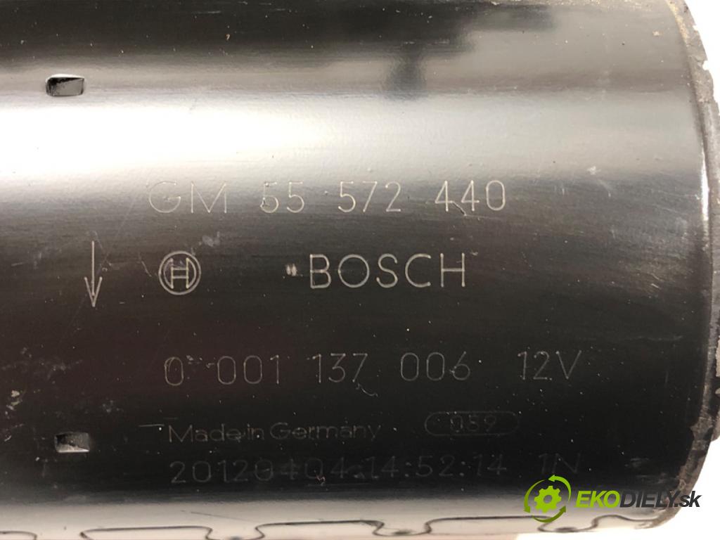 CHEVROLET CRUZE (J300) 2009 - 2022    1.4 74 kW [101 KM] benzyna 2013 - 2022  Štartér 55572440 (Štartéry)