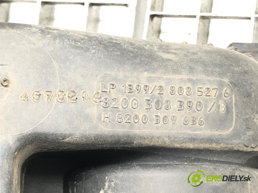 RENAULT MODUS / GRAND MODUS (F/JP0_) 2004 - 2022    1.5 dCi (FP0F, JP0F) 63 kW [86 KM] olej napędowy 2004 - 2022  Obal filtra vzduchu H8200309636 (Obaly filtrov vzduchu)