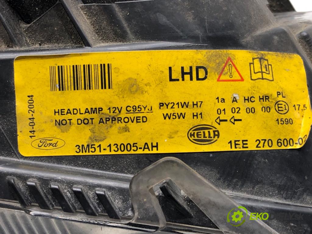 FORD FOCUS C-MAX (DM2) 2003 - 2007    1.6 TDCi 80 kW [109 KM] olej napędowy 2003 - 2007  Svetlomet pravy predný 3M51-13005-AH