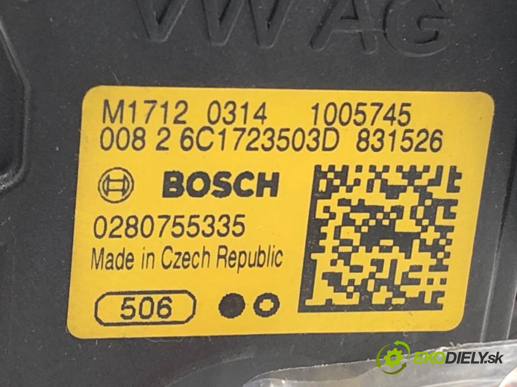 SKODA FABIA III (NJ3) 2014 - 2022    1.0 TSI 70 kW [95 KM] benzyna 2014 - 2022  Potenciometer plynu 6C1723503D (Pedále)