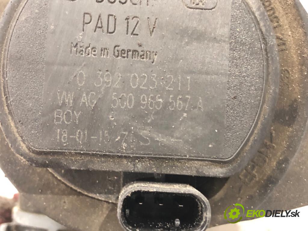 SKODA FABIA III (NJ3) 2014 - 2022    1.0 TSI 70 kW [95 KM] benzyna 2014 - 2022  DALŠÍ: pumpa vody 5G0965567A (Vodní pumpy)