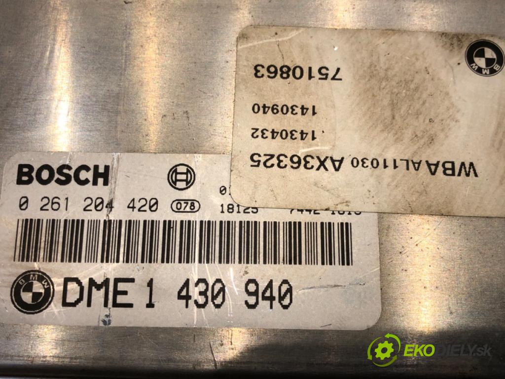 BMW 3 Touring (E46) 1999 - 2005    318 i 87 kW [118 KM] benzyna 1999 - 2001  riadiaca jednotka Motor 1430940 (Riadiace jednotky)
