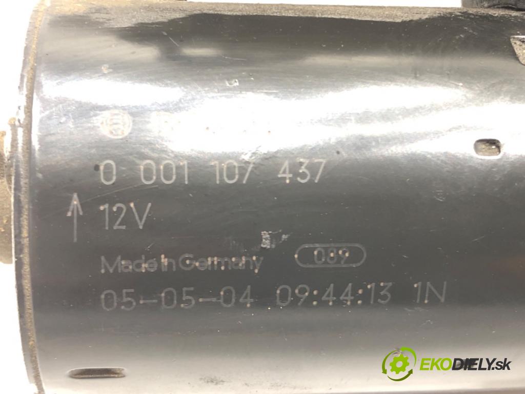 OPEL MERIVA A nadwozie wielkoprzestrzenne (MPV) (X03) 2003 - 2010    1.3 CDTI (E75) 51 kW [69 KM] olej napędowy 2005 -   Štartér 0001107437 (Štartéry)