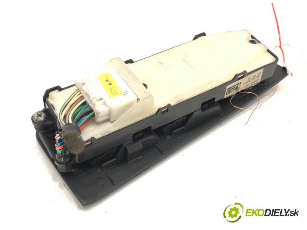 TOYOTA AVENSIS Kombi (_T25_) 2003 - 2008    1.8 (ZZT251_) 95 kW [129 KM] benzyna 2003 - 2008  Prepínač okien 84802-05210-B0 (Prepínače, spínače, tlačidlá a ovládače kúrenia)