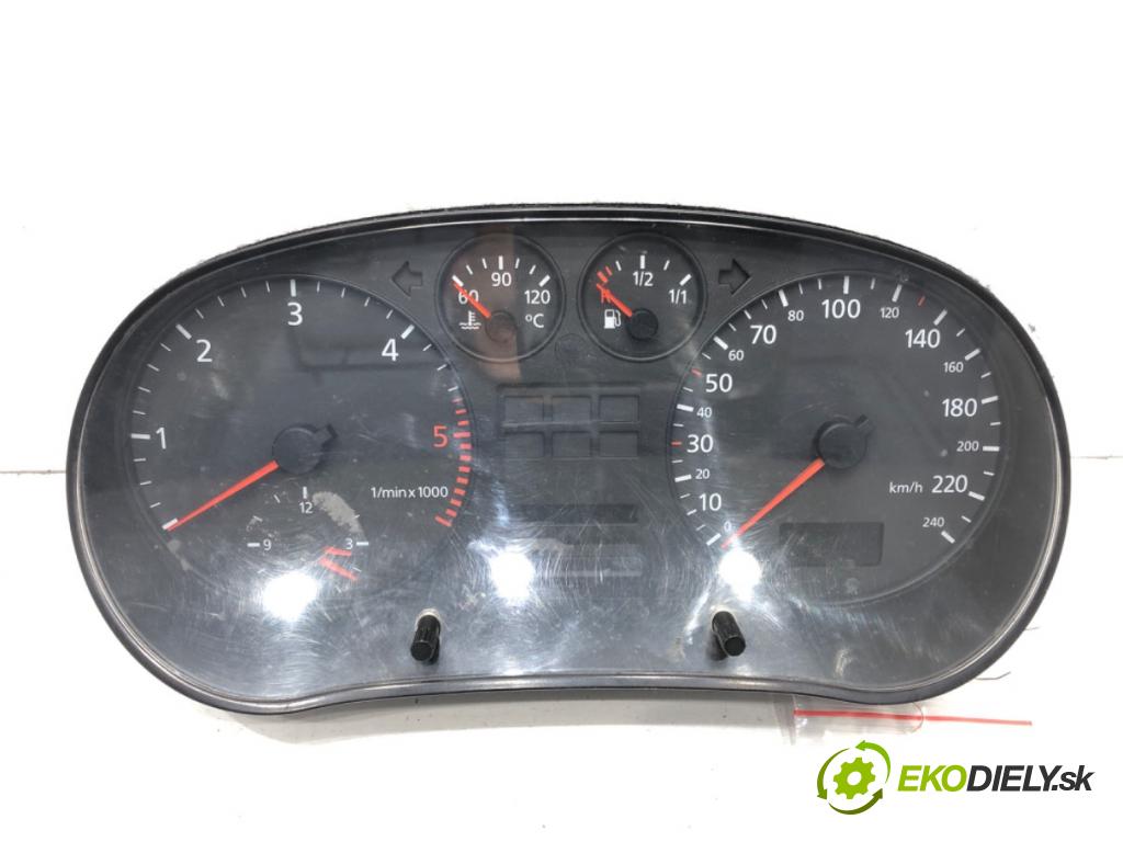 AUDI A3 (8L1) 1996 - 2006    1.9 TDI 66 kW [90 KM] olej napędowy 1996 - 2001  Prístrojovka 8L0919860D (Prístrojové dosky, displeje)